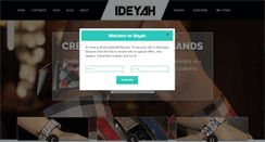 Desktop Screenshot of ideyah.com